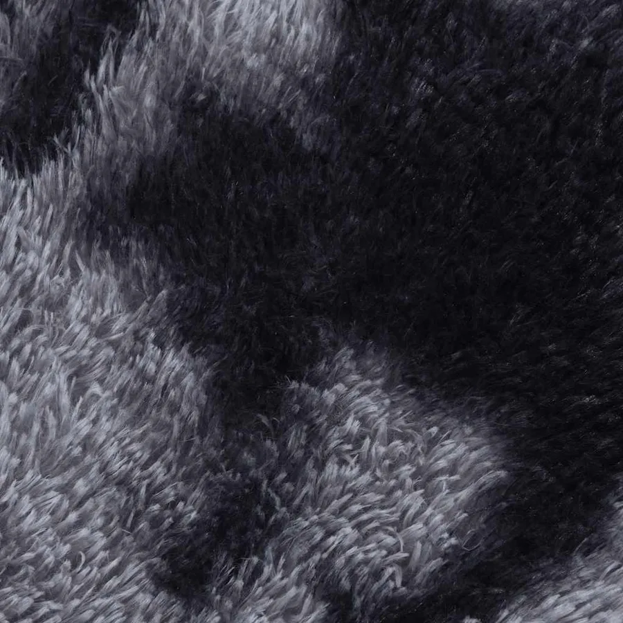 Tapis Shaggy à poils longs NAVARRA gris foncé 80x150 cm - 9