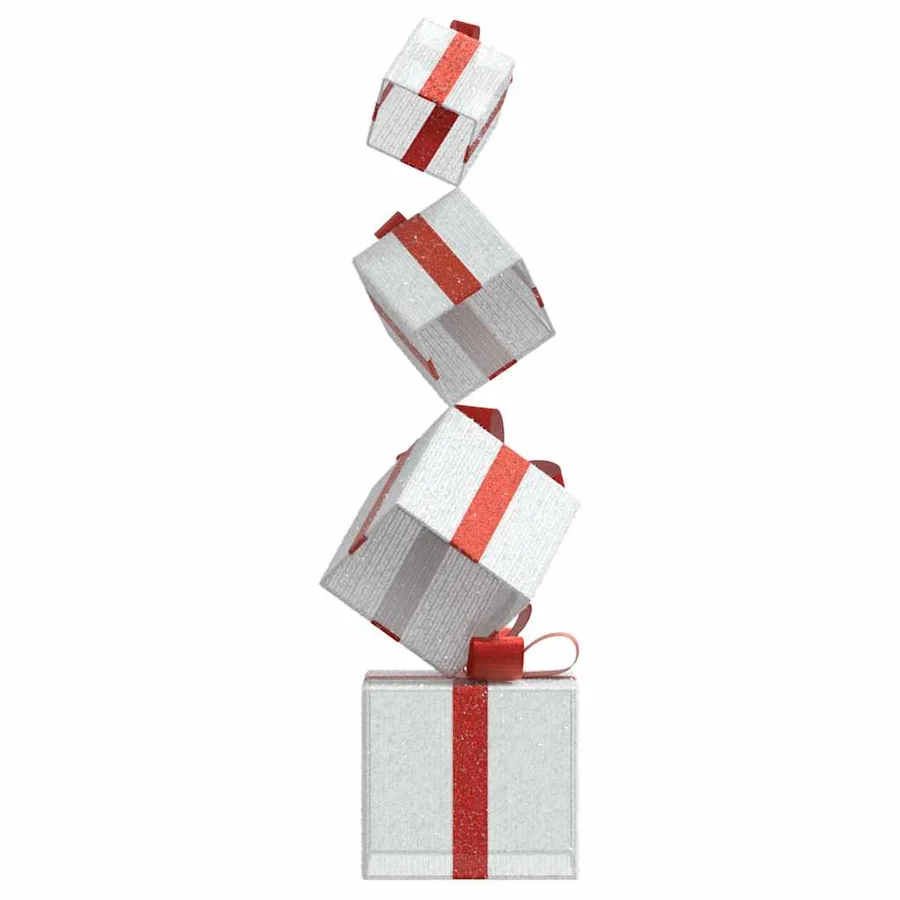 Boîte-cadeau de décoration de Noël 80 LED blanc chaud - 5