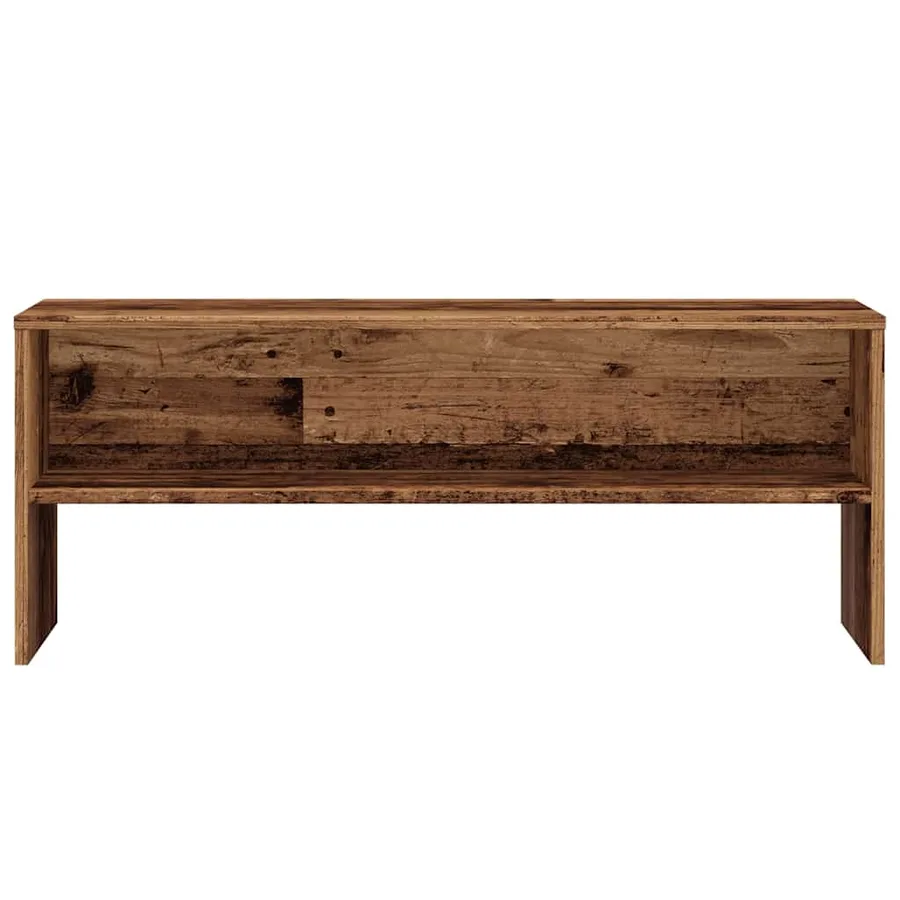 Meuble TV vieux bois 100x40x40 cm bois d'ingénierie - 4