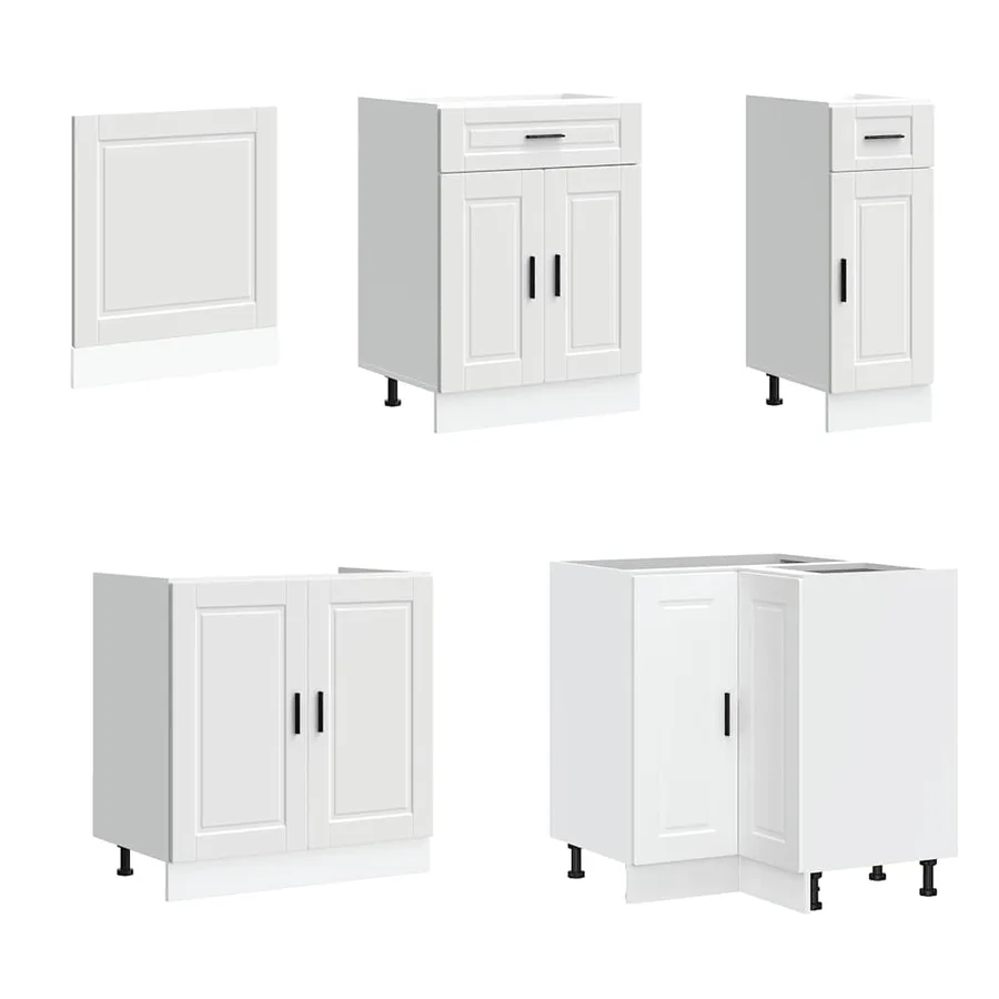 Ensemble d'armoires cuisine 11pcs Porto blanc bois d'ingénierie - 4
