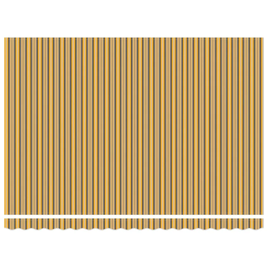 Auvent rétractable Multicolore 450 × 300 cm Polyester et métal - 6