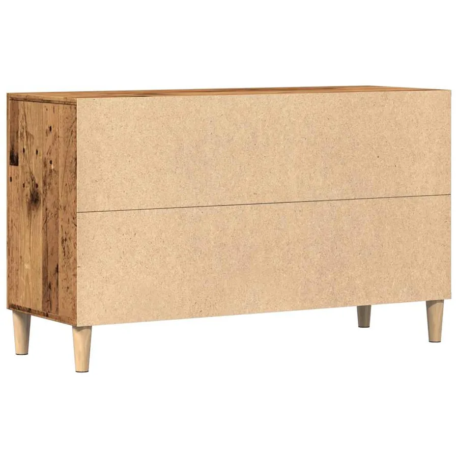 Buffet vieux bois 100x36x60 cm bois d'ingénierie - 7