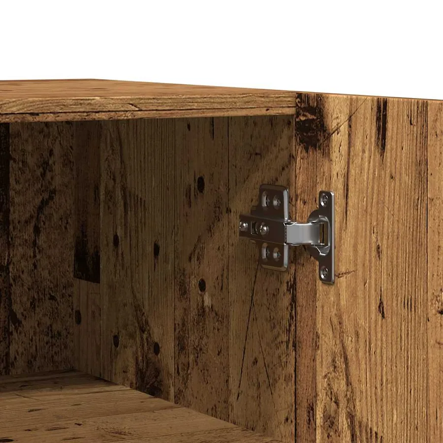 Buffet vieux bois 100x36x60 cm bois d'ingénierie - 8