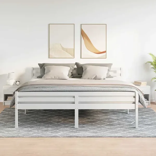 Tables de chevet 2 pcs avec tiroir Blanc 39x28x41 cm