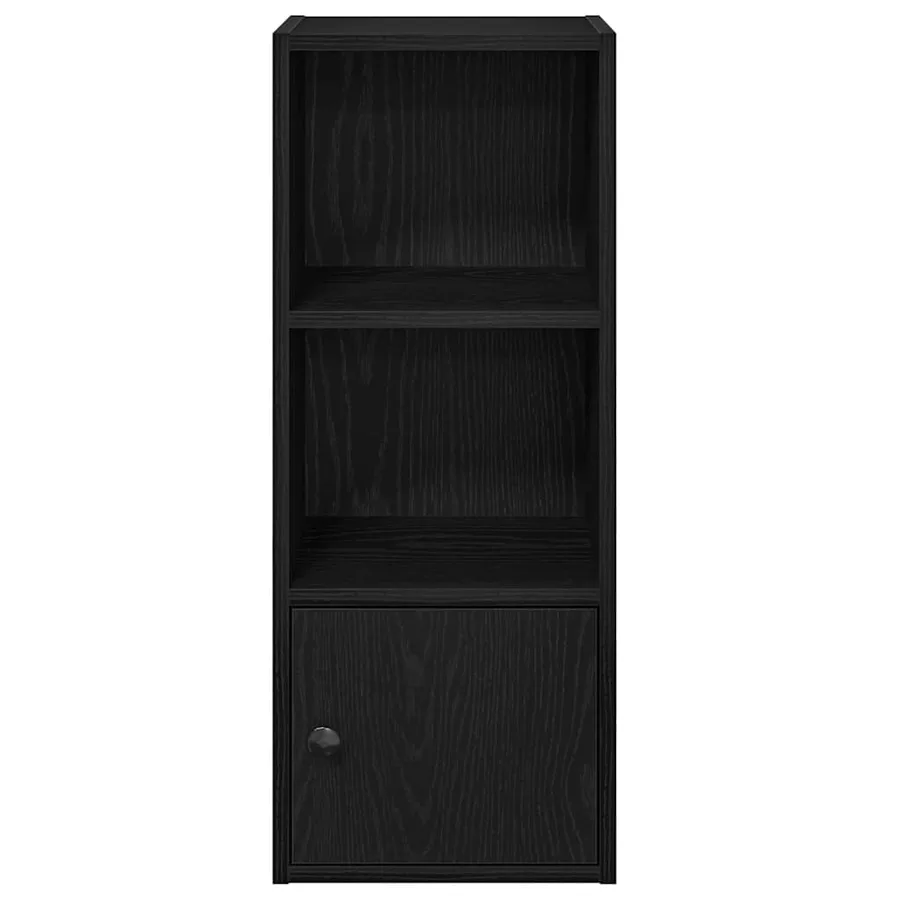Bibliothèque chêne noir 31x24x77 cm bois d'ingénierie - 5