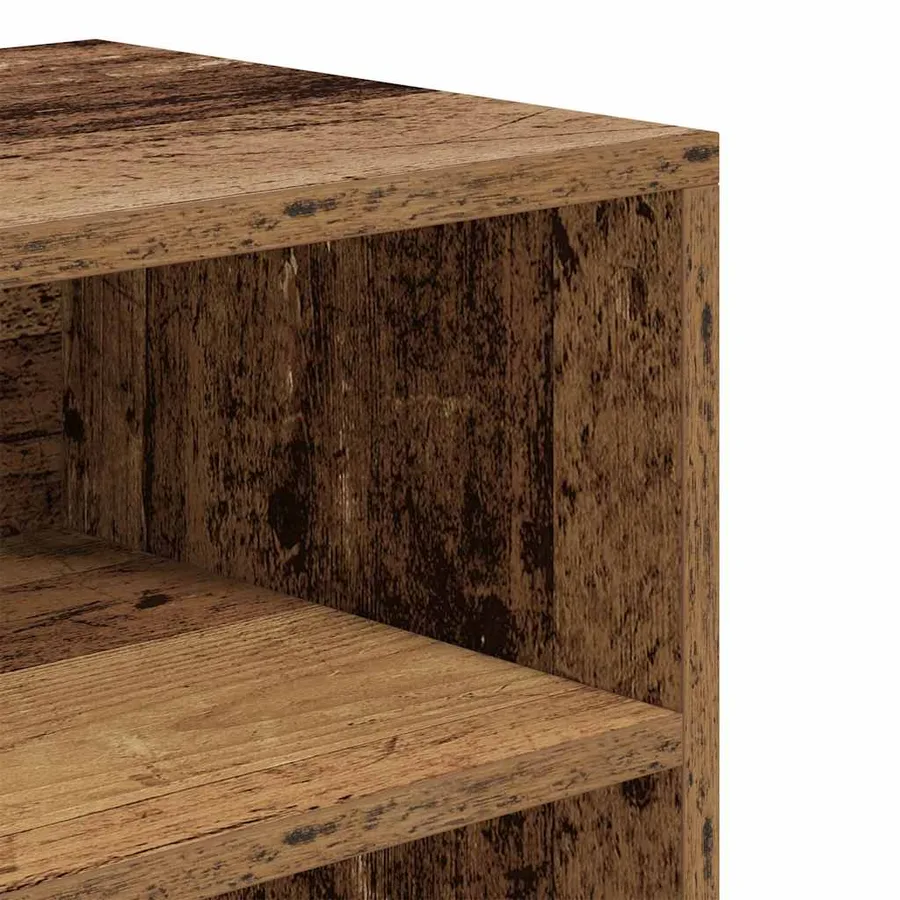 Bibliothèque vieux bois 60x30x71,5 cm bois d'ingénierie - 7