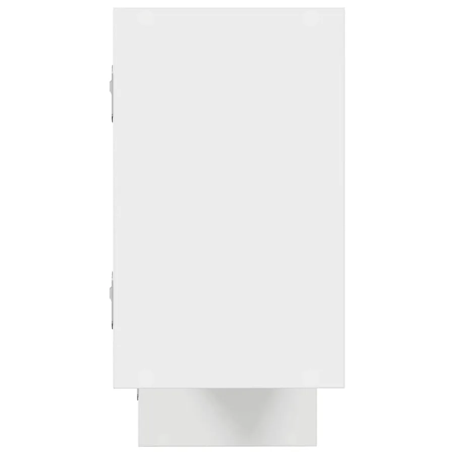 Étagère cube murale 5 compartiments blanc bois d'ingénierie - 5
