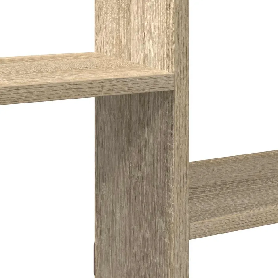 Étagère cube murale 5 compartiments chêne sonoma - 7