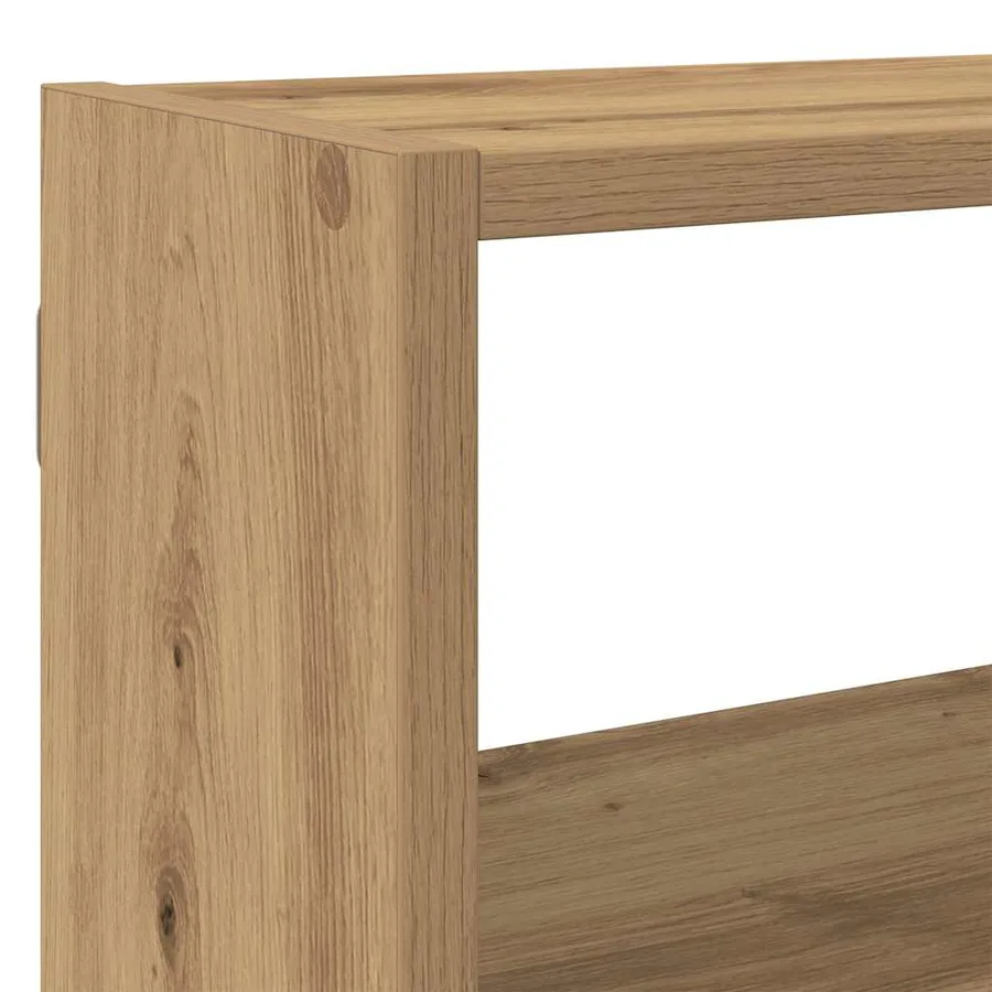 Étagère cube murale 7 compartiments chêne artisanal - 7