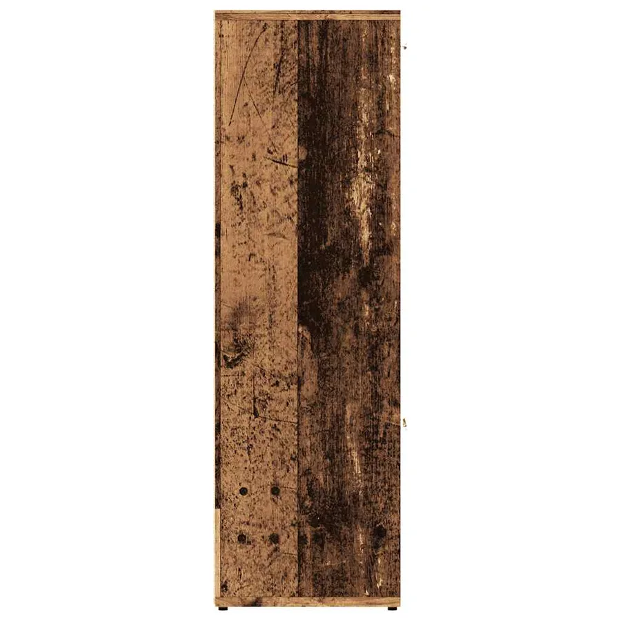 Bibliothèque vieux bois 90x28x90 cm bois d'ingénierie - 6
