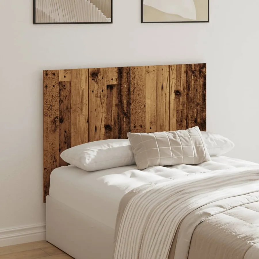 Tête de lit vieux bois 120x1,5x80 cm bois d'ingénierie