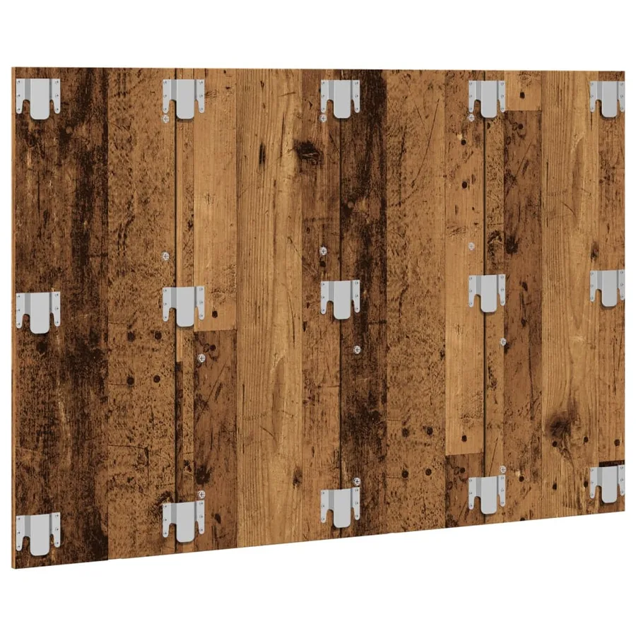 Tête de lit vieux bois 120x1,5x80 cm bois d'ingénierie - 4