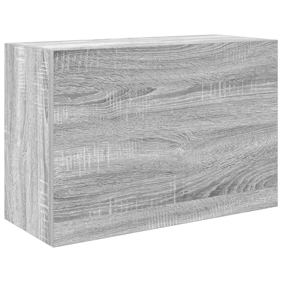 Armoire murale de bain sonoma gris 60x25x40cm bois d'ingénierie - 2