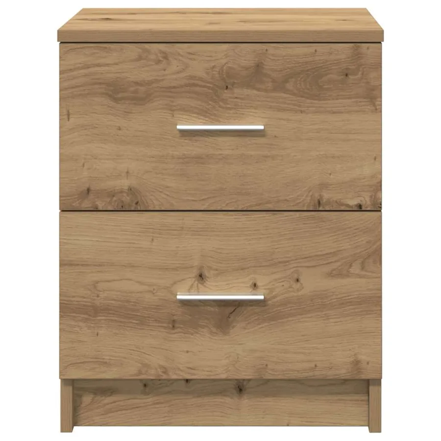 Tables de chevet 2 pcs avec 2 tiroirs chêne artisanal 40 x 36 x 50 cm - 4