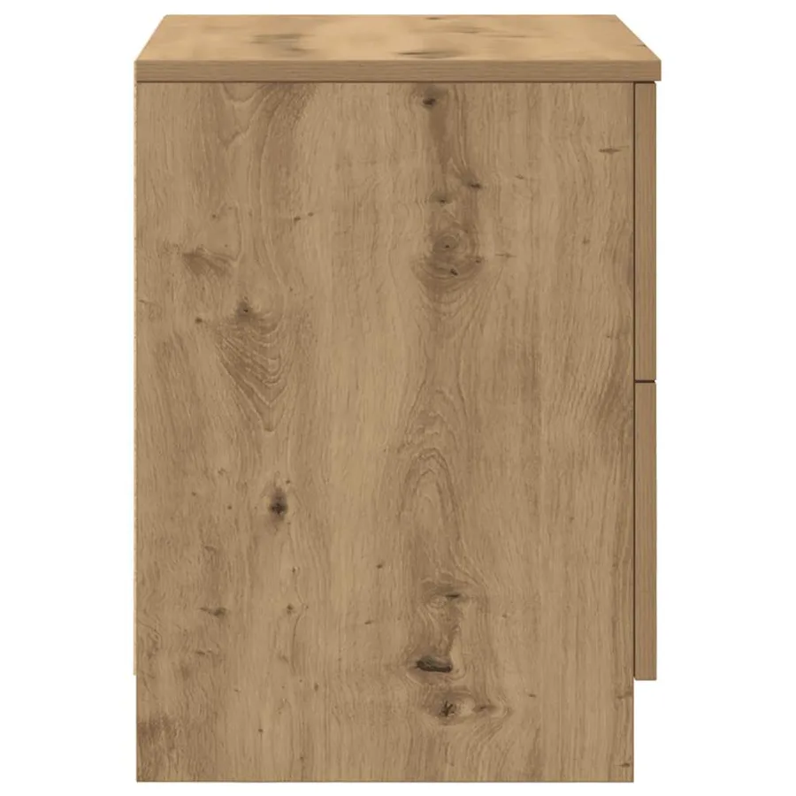 Tables de chevet 2 pcs avec 2 tiroirs chêne artisanal 40 x 36 x 50 cm - 7