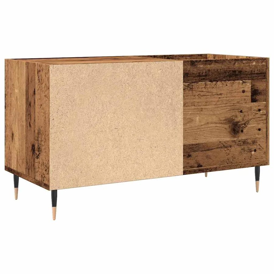 Armoire à disques vieux bois 84,5x38x48 cm bois d'ingénierie - 6