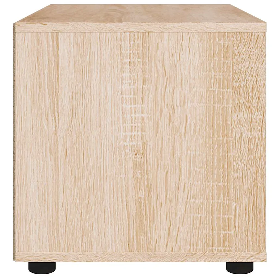 Meuble TV VISNES chêne sonoma 100x40x38 cm bois d'ingénierie - 7