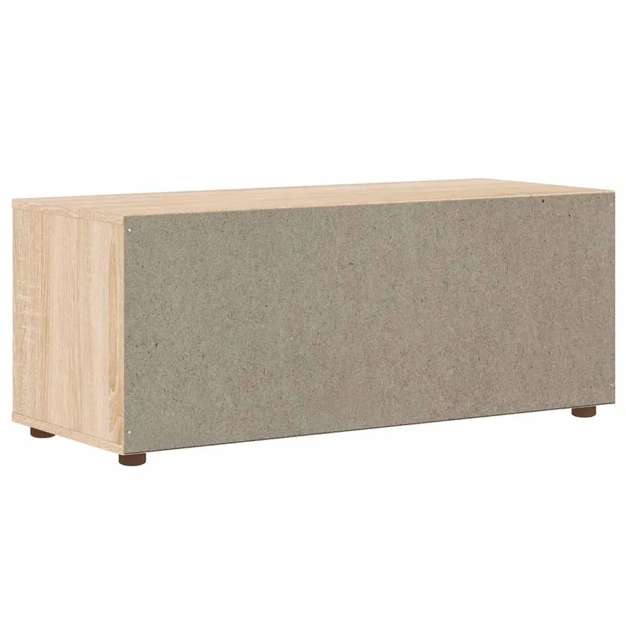 Meuble TV VISNES chêne sonoma 100x40x38 cm bois d'ingénierie - 8