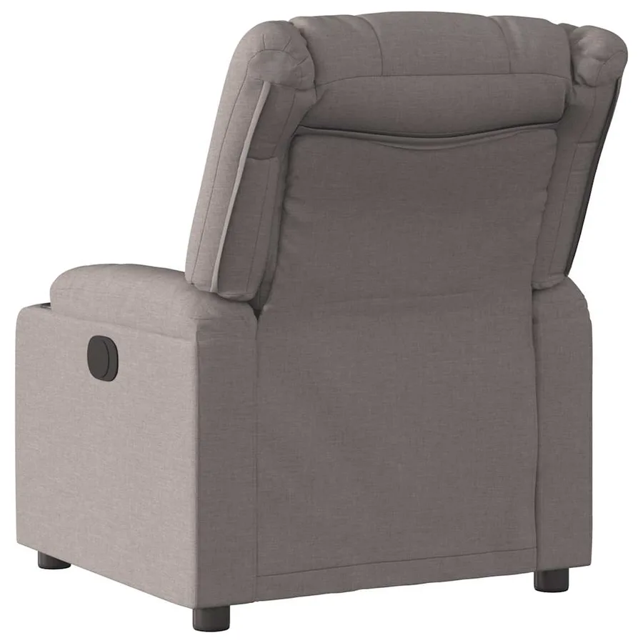 Fauteuil inclinable Taupe Tissu - 5