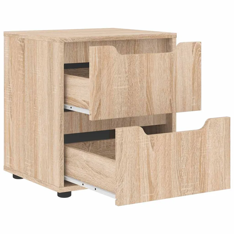 Table de chevet VISNES chêne sonoma 45x40x50 cm bois ingénierie - 5