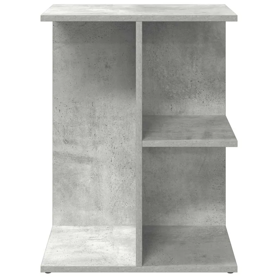 Tables de chevet 2 pcs gris béton 46,5x29x61 cm bois ingénierie - 5