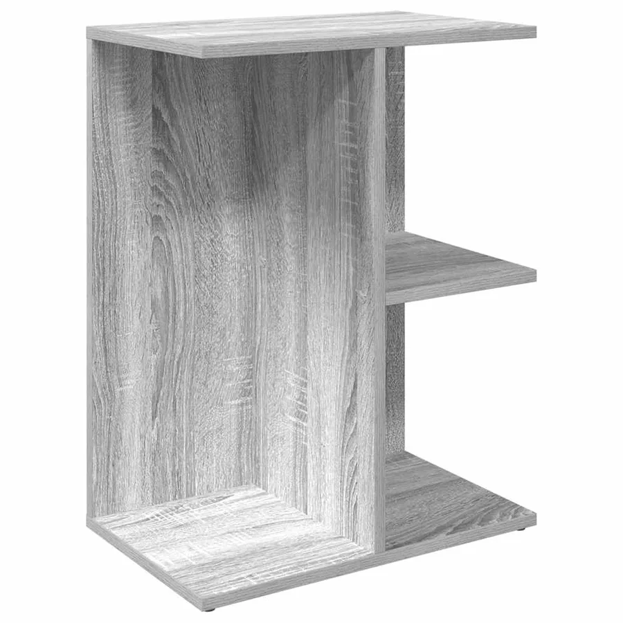 Table de chevet sonoma gris 46,5x29x61 cm bois d'ingénierie - 2