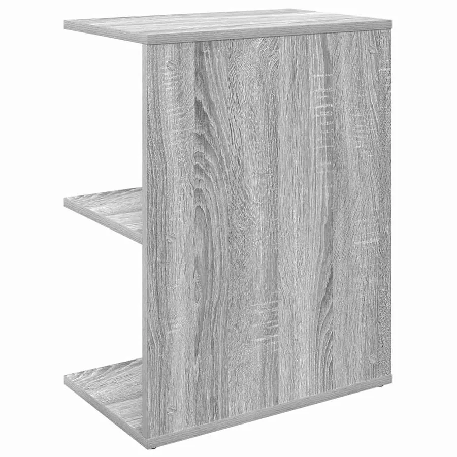 Table de chevet sonoma gris 46,5x29x61 cm bois d'ingénierie - 6