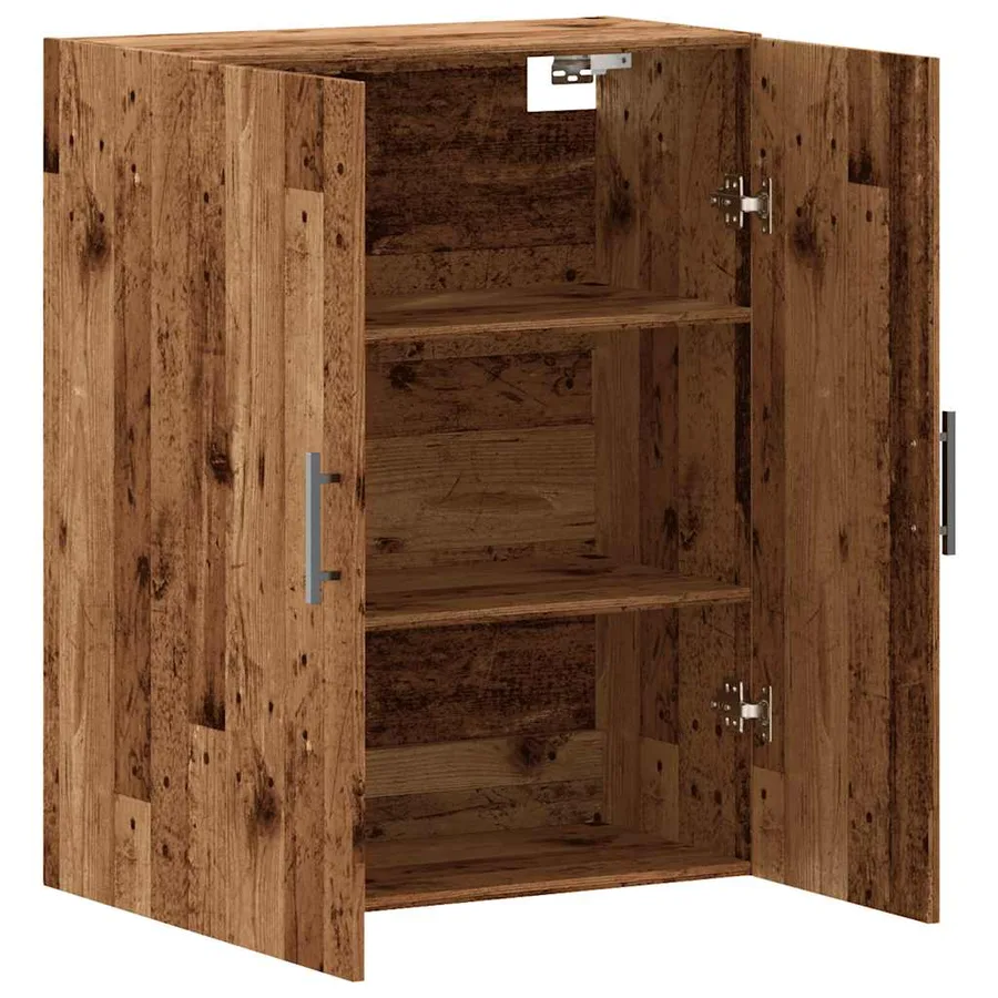 Armoire murale vieux bois 69,5x34x90 cm - 7