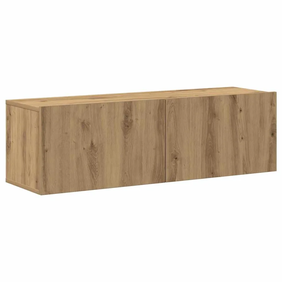 Ensemble de meuble TV mural 7 pcs chêne artisanal - 6