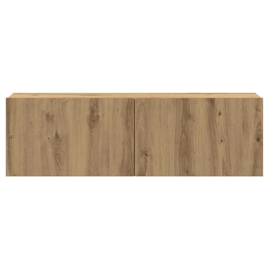 Ensemble de meuble TV mural 7 pcs chêne artisanal - 7