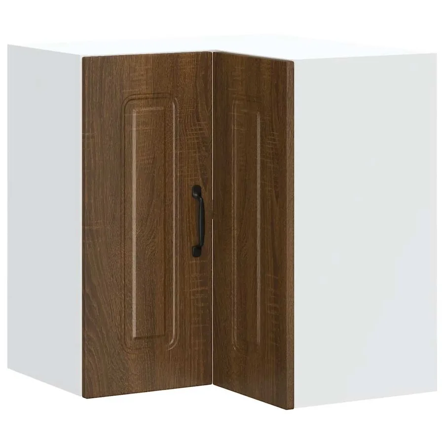 Armoire murale d'angle de cuisine Kalmar chêne marron - 2