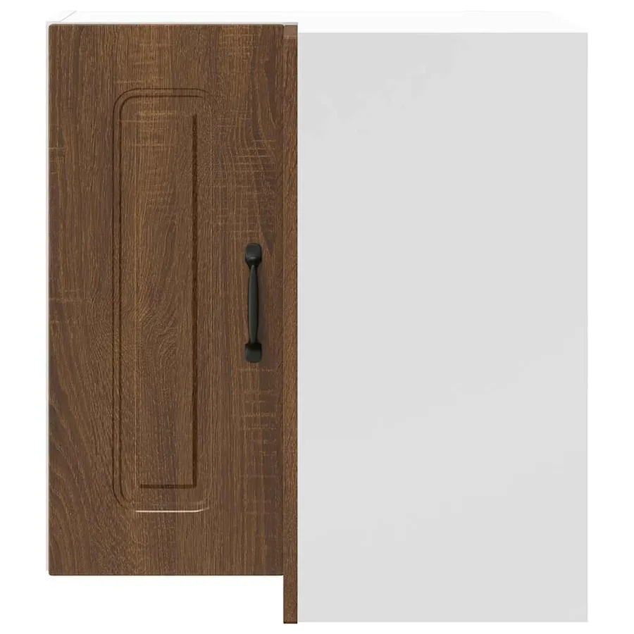 Armoire murale d'angle de cuisine Kalmar chêne marron - 4
