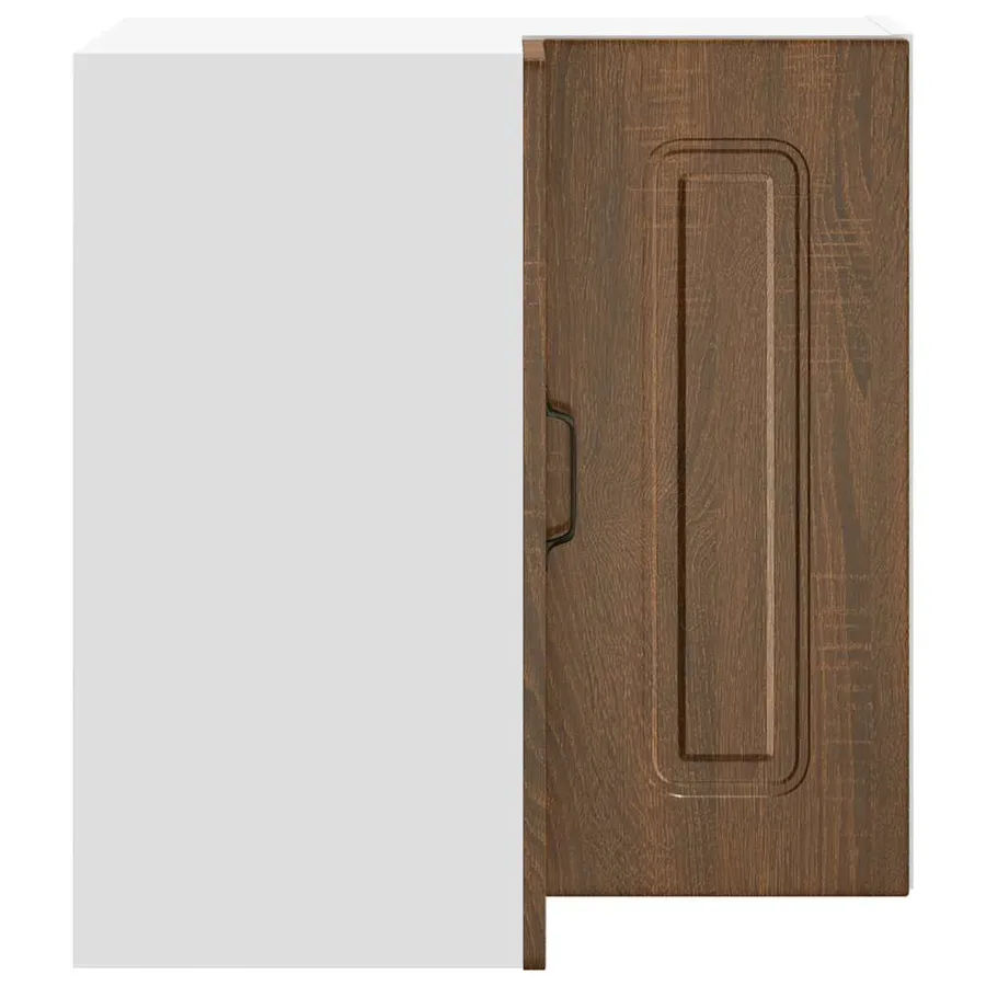 Armoire murale d'angle de cuisine Kalmar chêne marron - 6