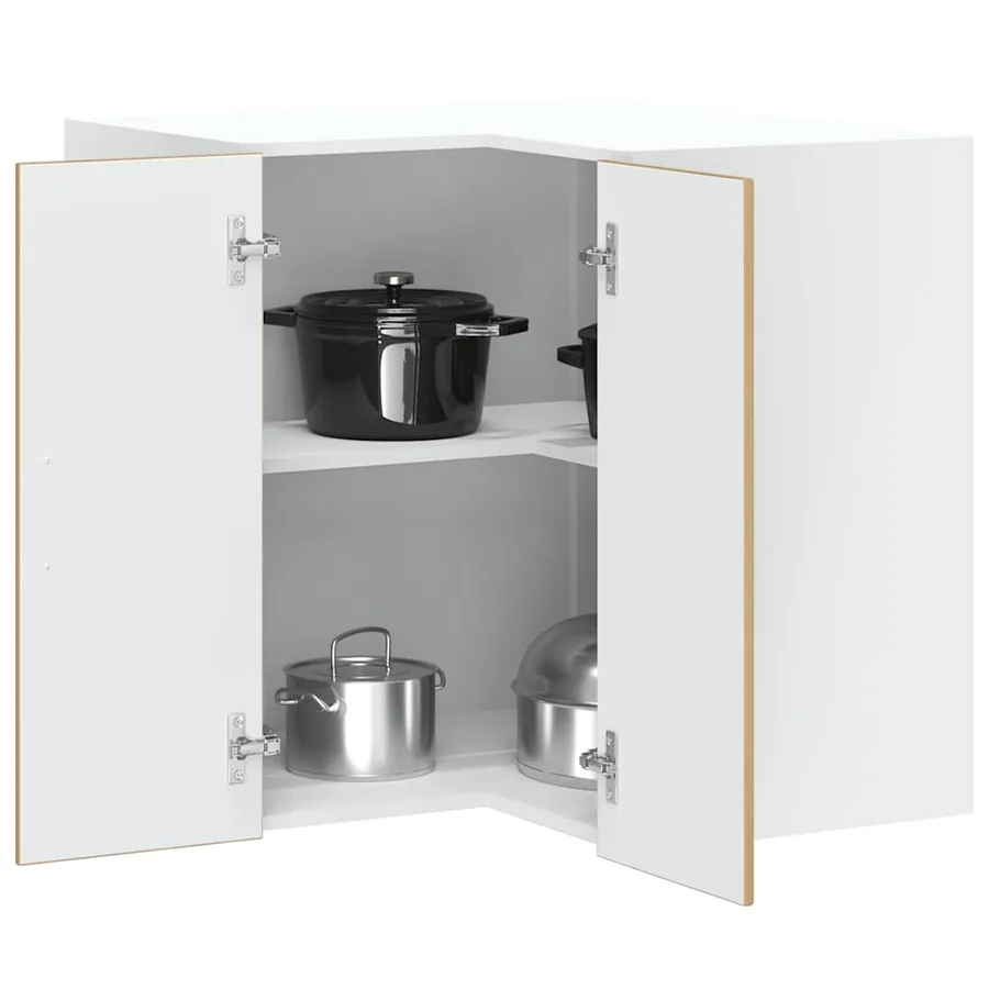Armoire d'angle murale de cuisine Kalmar chêne artisanal