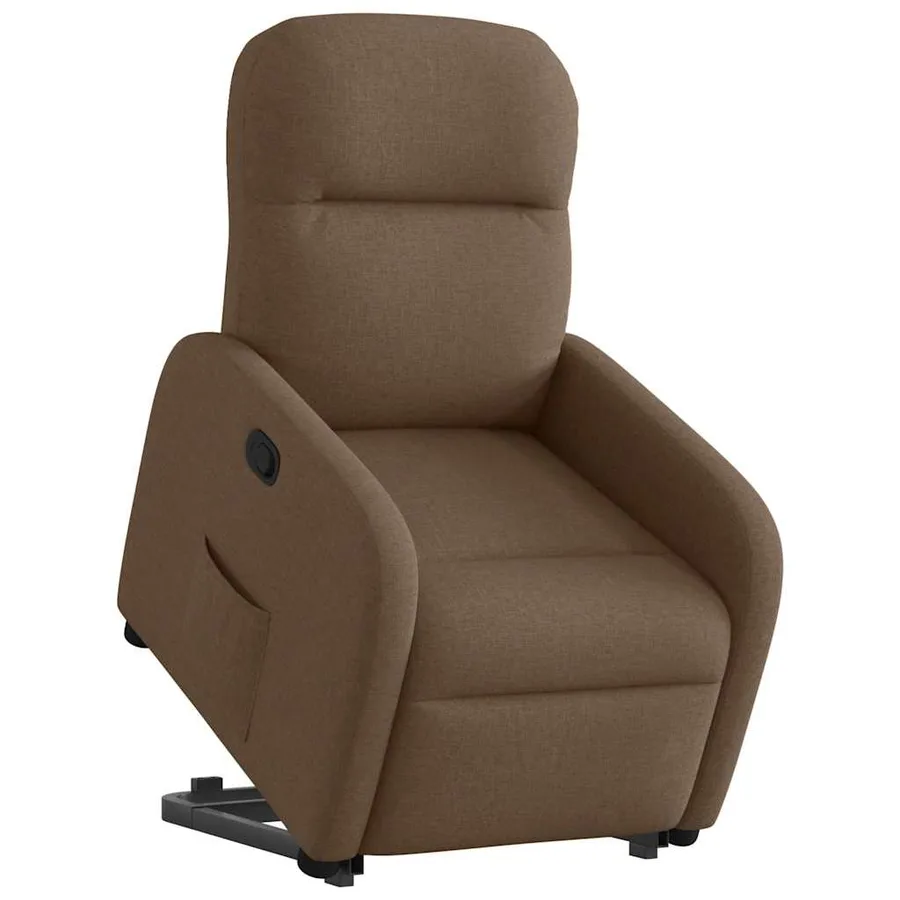 Fauteuil inclinable Marron Tissu - 3