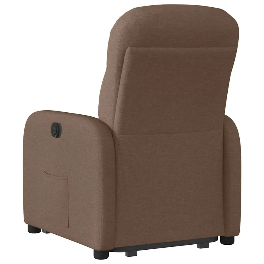 Fauteuil inclinable Marron Tissu - 7