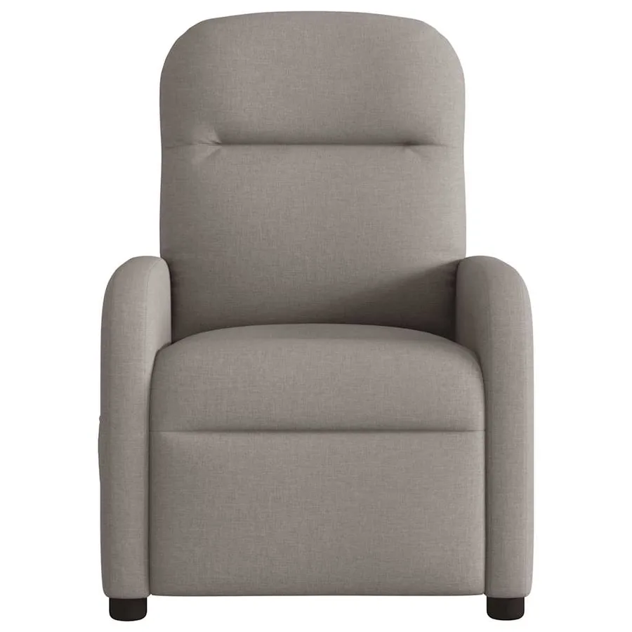 Fauteuil de massage inclinable Taupe Tissu - 3