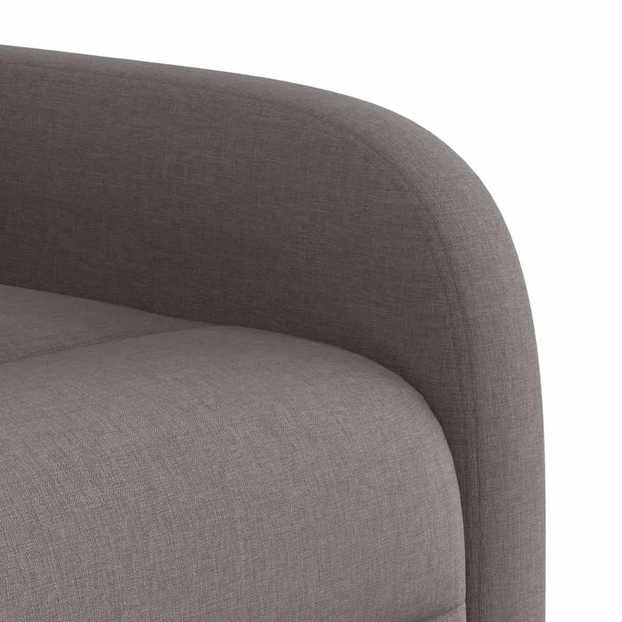 Fauteuil de massage inclinable Taupe Tissu - 9