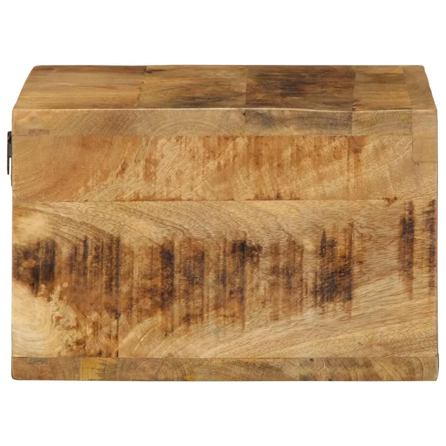 Meubles TV muraux 2 pcs bois de manguier massif brut - 6