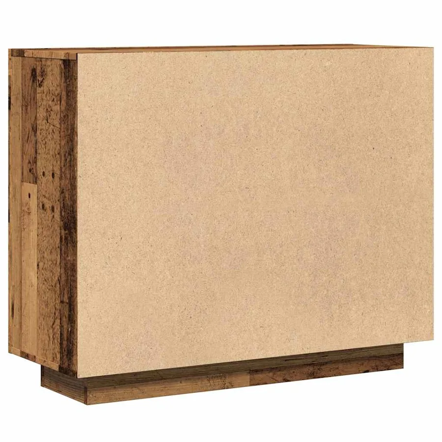 Buffet vieux bois 92x35x75 cm bois d'ingénierie - 6