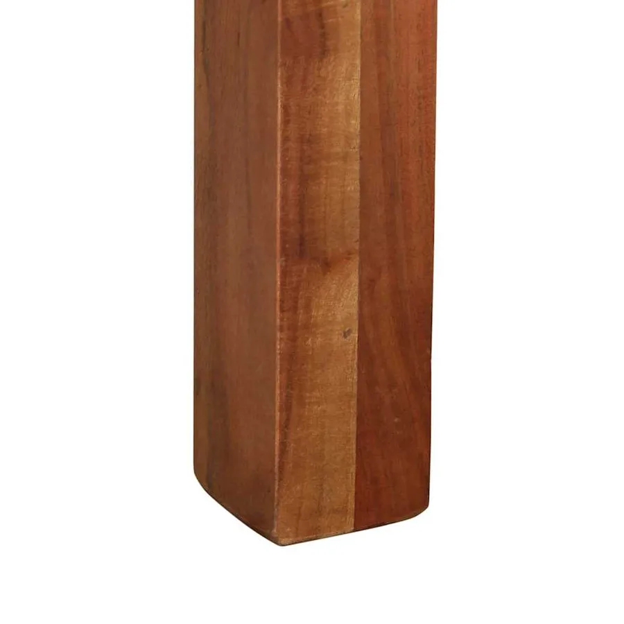 Table à manger 120x60x76 cm bois d'acacia massif - 7