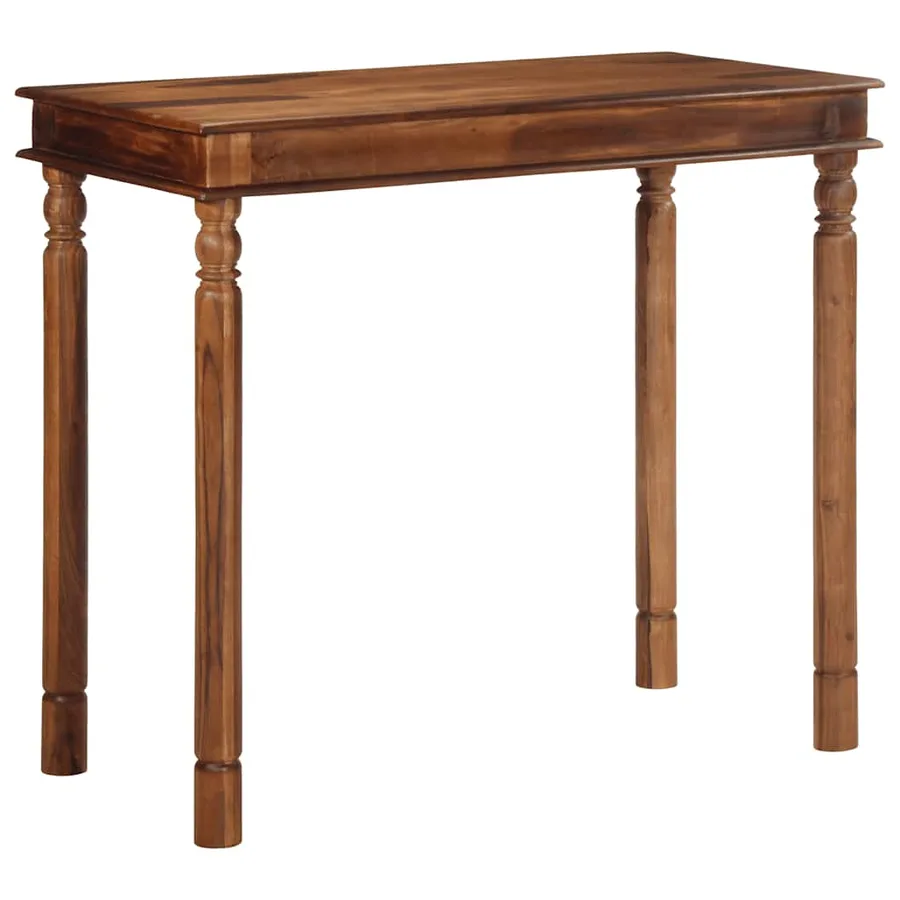 Table de bar 120x60x107 cm bois massif d'acacia - 12