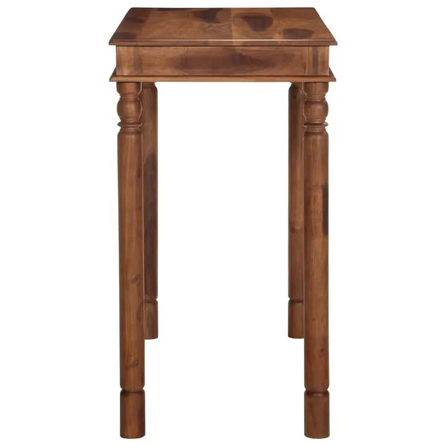 Table de bar 120x60x107 cm bois massif d'acacia - 3