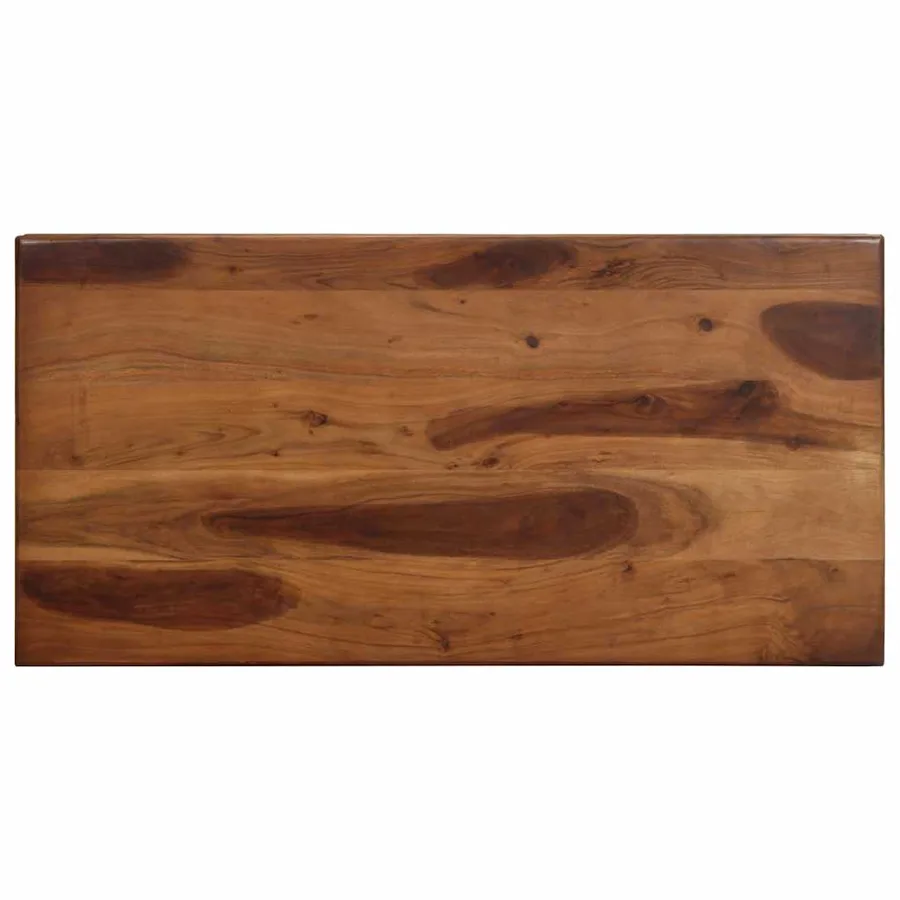 Table de bar 120x60x107 cm bois massif d'acacia - 4