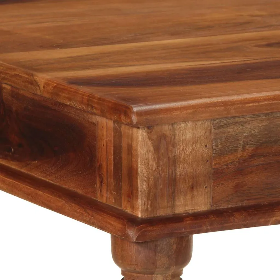 Table de bar 120x60x107 cm bois massif d'acacia - 5