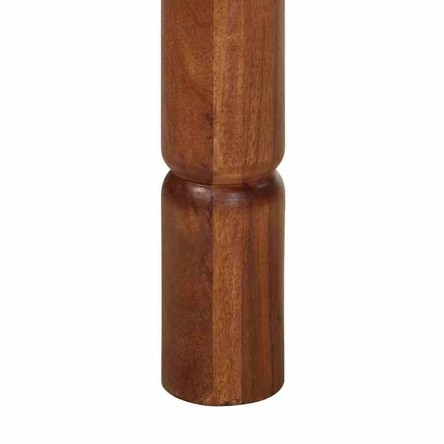 Table de bar 120x60x107 cm bois massif d'acacia - 8