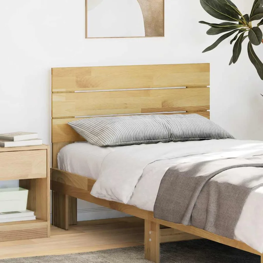 Tête de lit 80 cm bois massif de chêne - 3