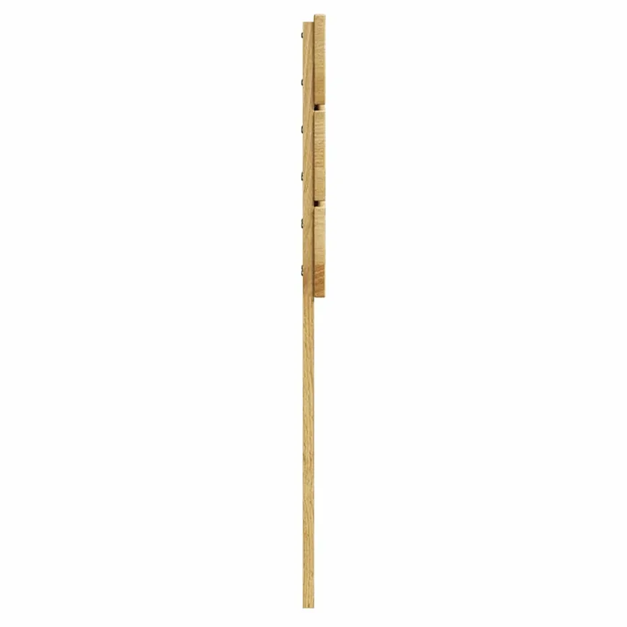 Tête de lit 80 cm bois massif de chêne - 5