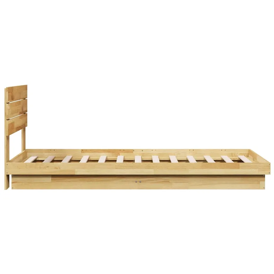 Cadre de lit avec tête de lit sans matelas 90x190 cm - 7