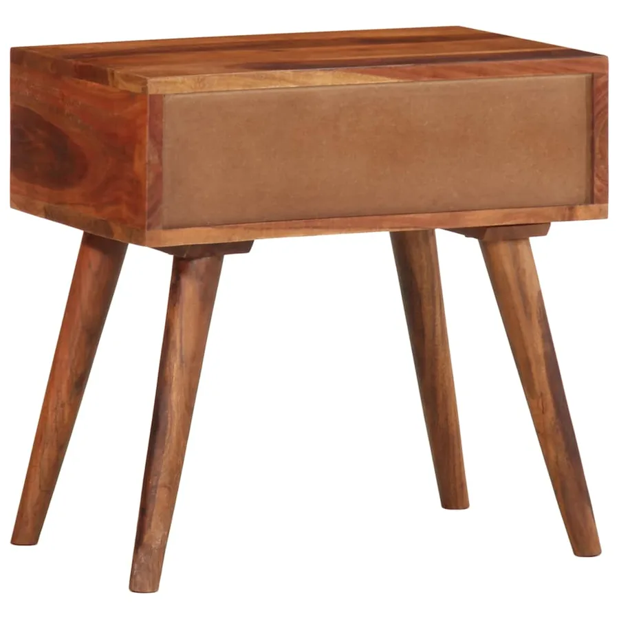 Table d'appoint 45x30x45 cm bois massif d'acacia - 5